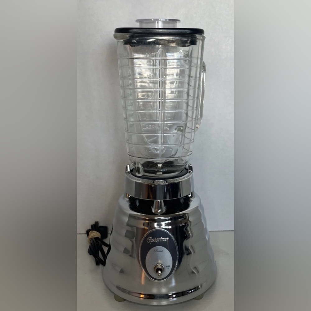 Oster Osterizer Classic Retro Chrome Beehive Blender 500W 4094 5 Cup EUC